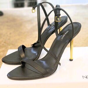 NINE WEST BLACK REINA SANDAL - LIKE NEW!